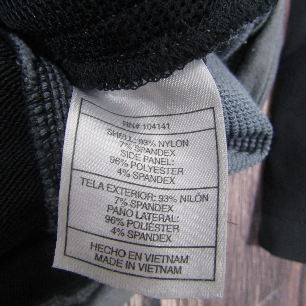 Nike ACG Jacket Mens Small Black Gray Full Zip‎ Softshell Hiking Walking Trail